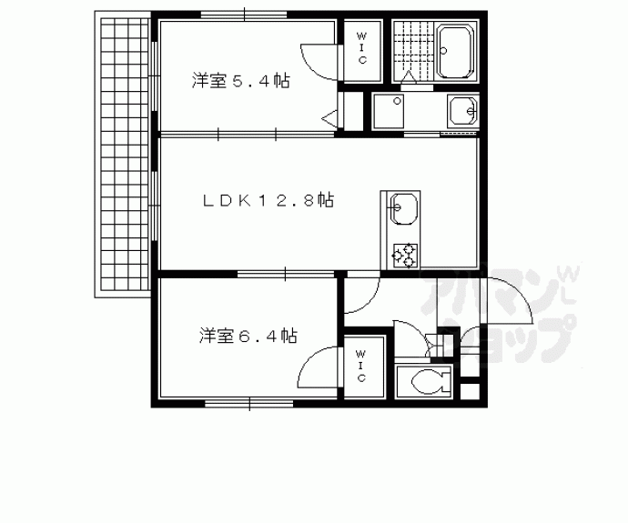 【シャーメゾン花咲】間取