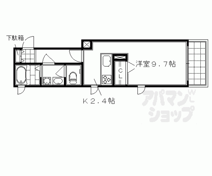 【シャーメゾン四条大宮】間取