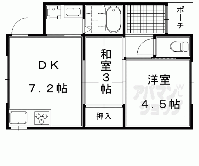 【舟屋町貸家】間取