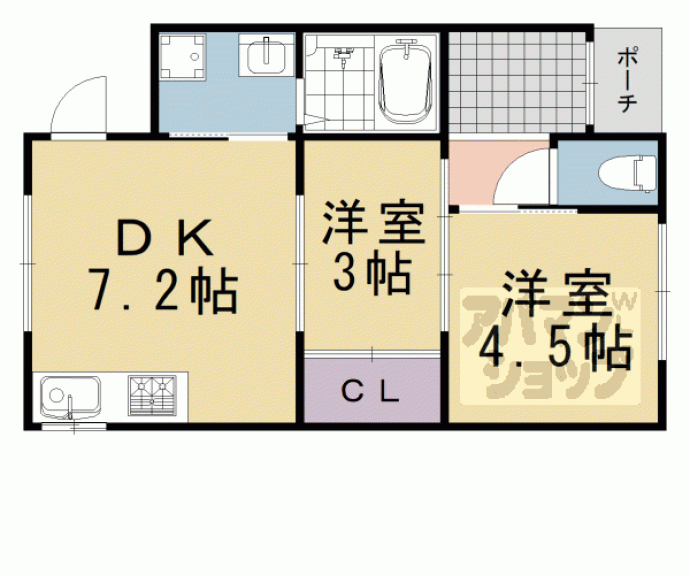 【舟屋町貸家】間取