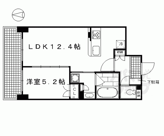 【ＳＯＨＯ烏丸】間取