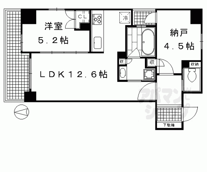 【ＳＯＨＯ烏丸】間取