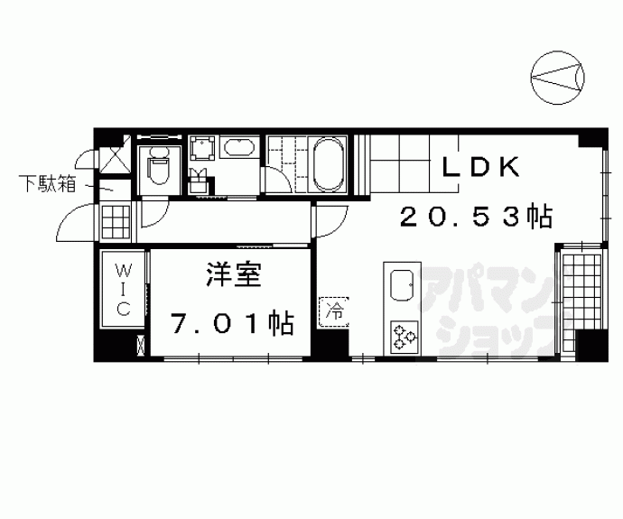 【Ｓｃｈｉｌｆ神宮道】間取