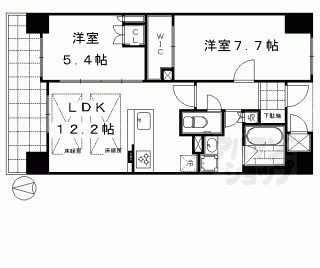 【イーグルコート烏丸御池ル・シエル】