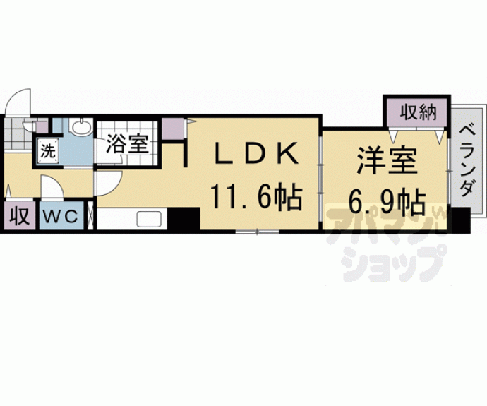 【イール御池】間取