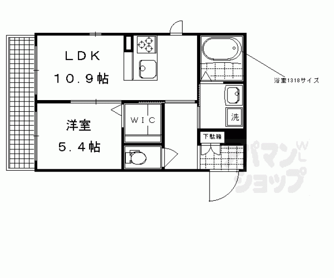 【Ｌａ・Ｓｏｉｅ釜座】間取