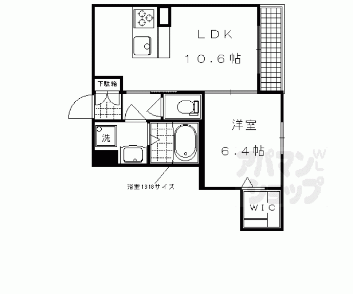 【Ｌａ・Ｓｏｉｅ釜座】間取