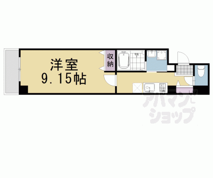 【Ｄｅｌｉｚｉａ三条堀川】間取