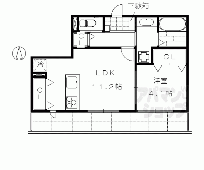 【ＬＡＣＩＮＥ　ｆｅｕｉｌｌｅ】間取