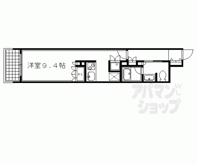 【リーガル京都烏丸東】間取