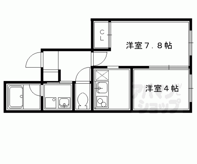 【新町六角館】間取