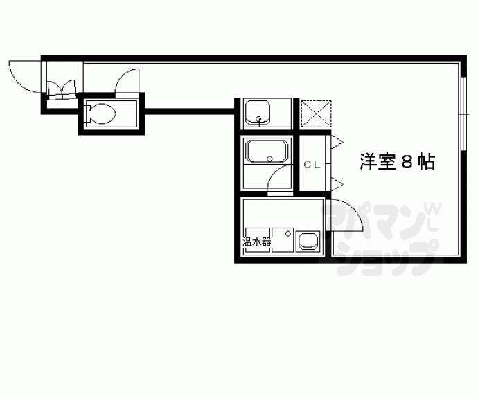 【綾小路アパートメント】間取