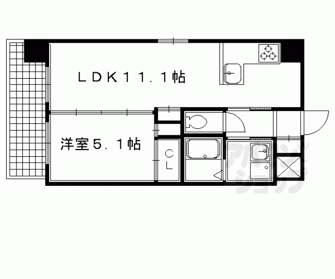 【シルエラ御所南】間取