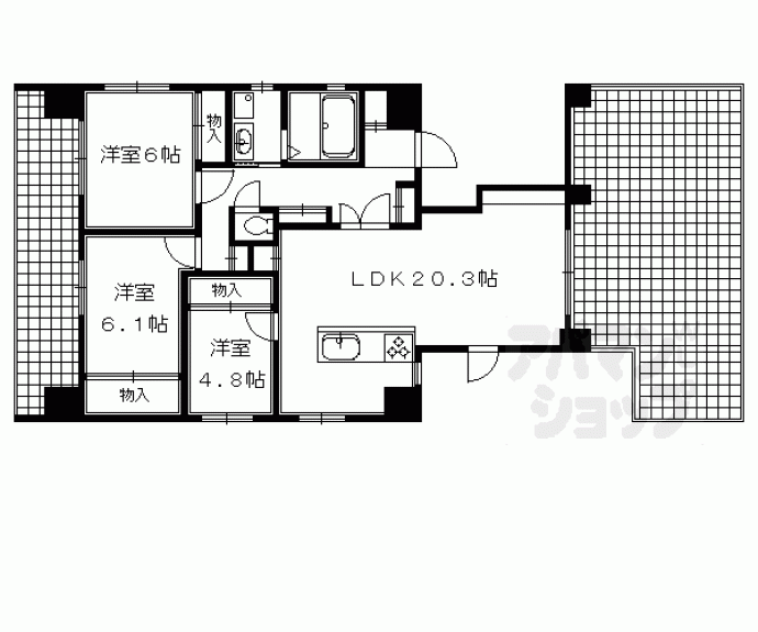 【シルエラ御所南】間取