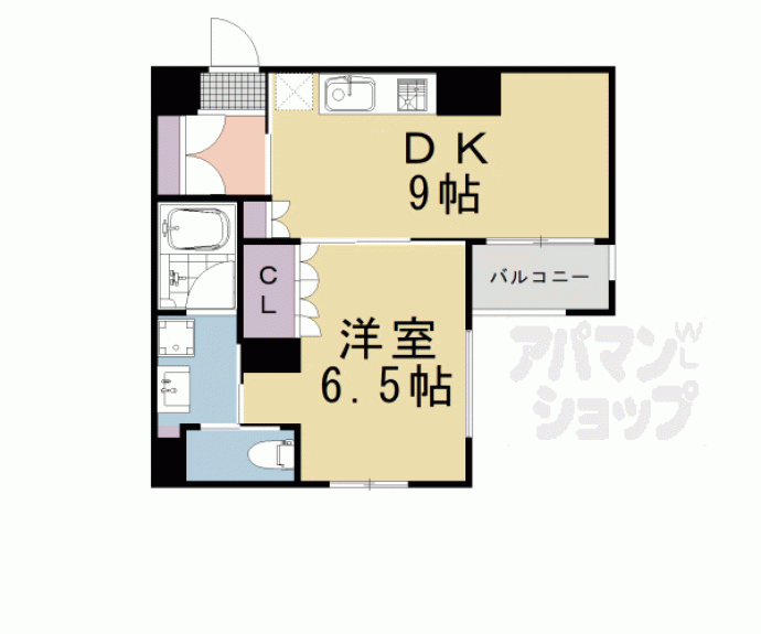 【リーガル京都四条烏丸Ⅱ】間取