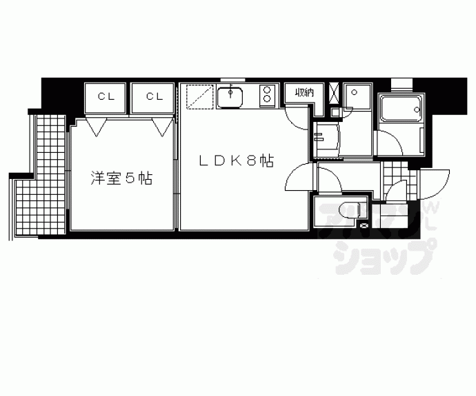 【アーバントラベライフ京都清水五条別邸】間取