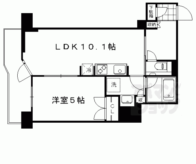 【プレミスト京都御池通】間取