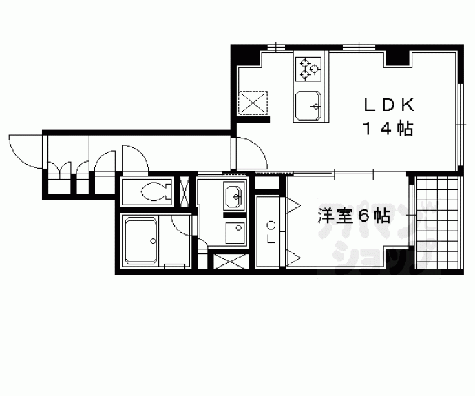 【エヌ・グレイス堀川】間取