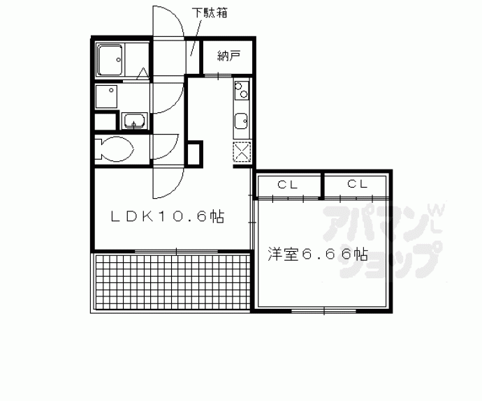 【プレシャス御所南】間取