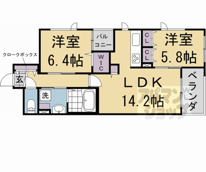 【Ｄｏ・Ｄｒｅａｍ杉屋町】間取