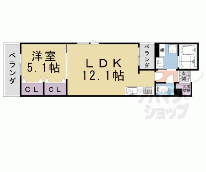 【Ｄｏ・Ｄｒｅａｍ杉屋町】間取