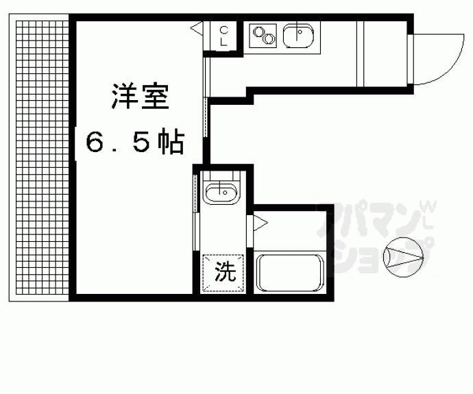 【Ｅ－ＳＰＡＡＡＣＥ　烏丸】間取