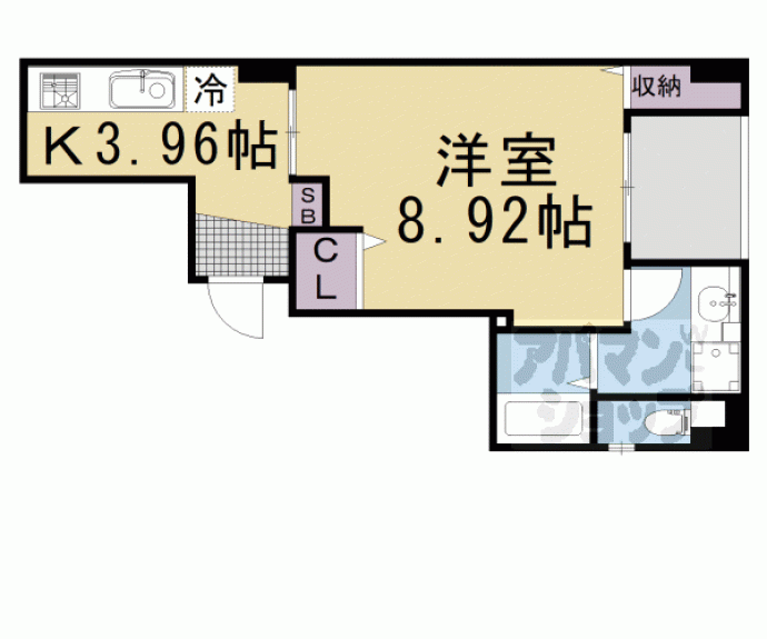 【グランレブリー三条御幸町】間取