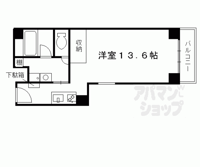 【グランレブリー寺町松原】間取