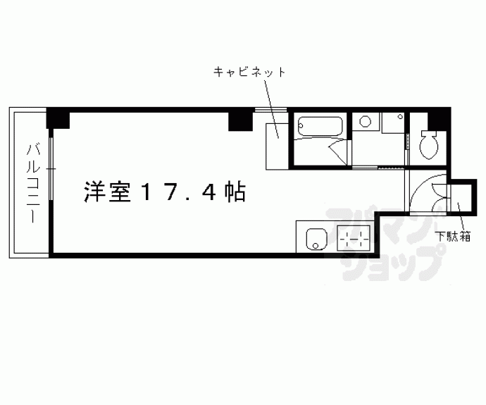 【グランレブリー寺町松原】間取