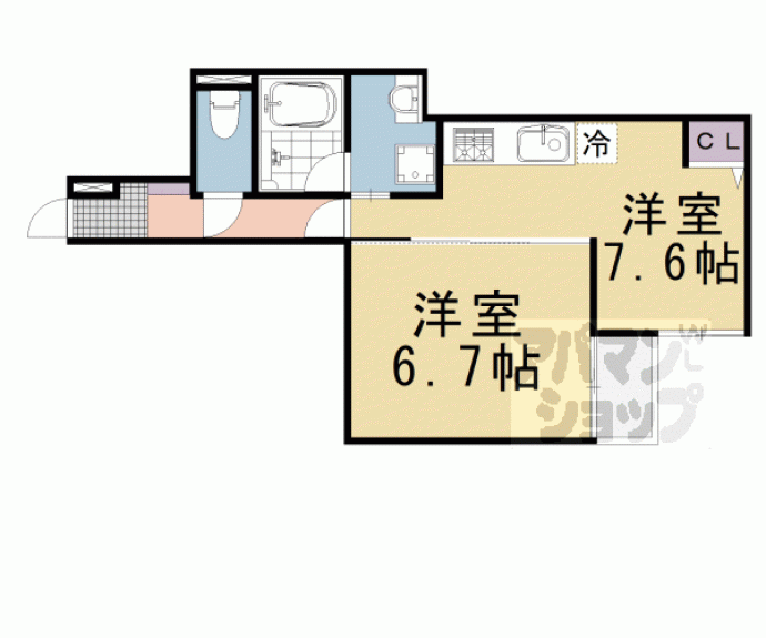 【ＮＡＧＩ　ＫＹＯＴＯ　ＮＩＪＯ】間取