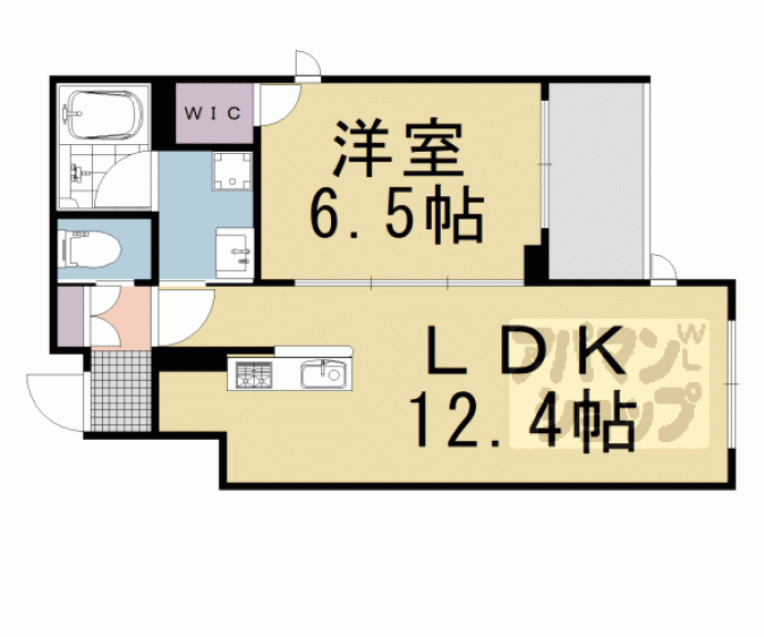 【シャーメゾン祠西洞院二条】間取