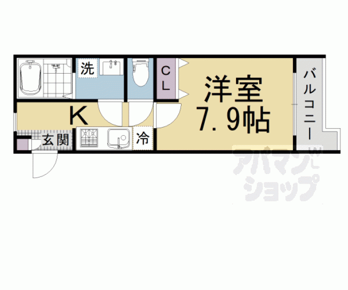 【Ｈａｂｉｔａｔｉｏｎ西洞院】間取