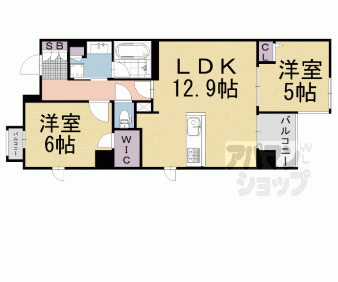 【グランレブリー押小路高倉】間取