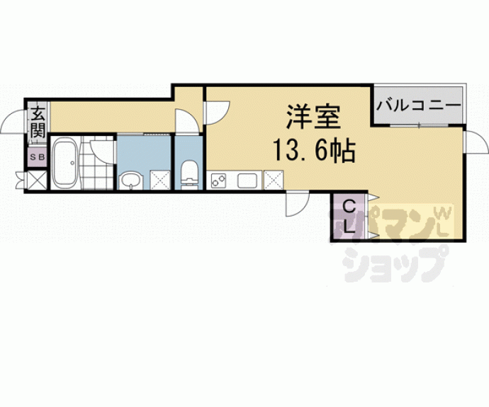 【グランレブリー烏丸御池】間取