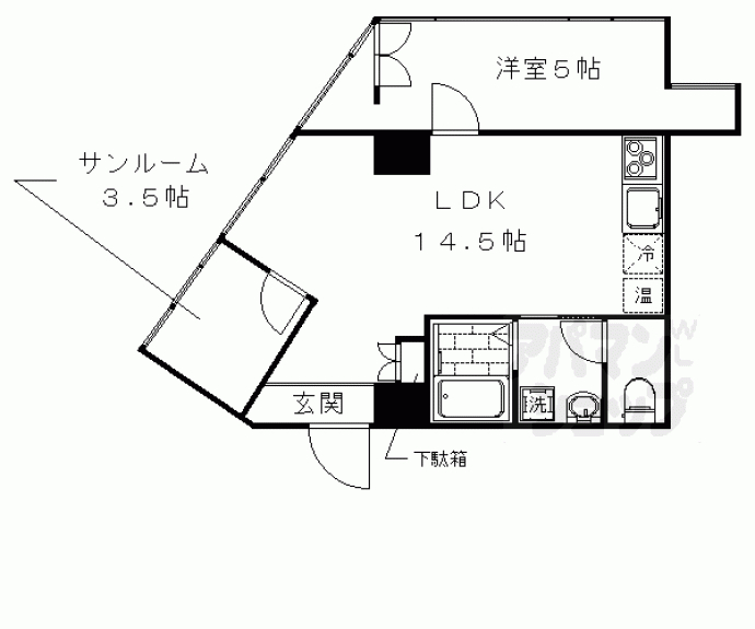 【グランコルベール西院】間取