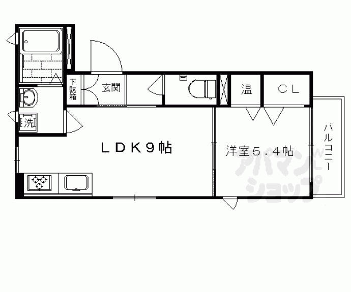 【Ｃａｓａ　ｄ’　Ｈａｎａ】間取