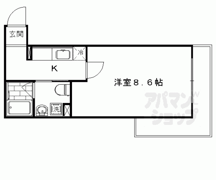 【マルティ円町】間取