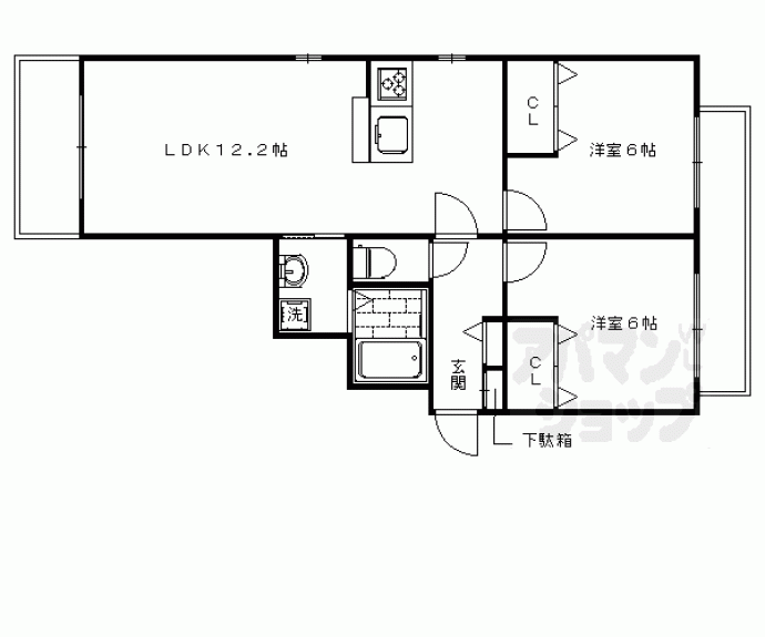 【エスロゼット】間取