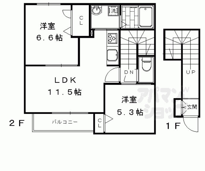 【シャーメゾン大炊御門】間取