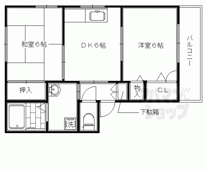 【フォーレスもくもく２】間取