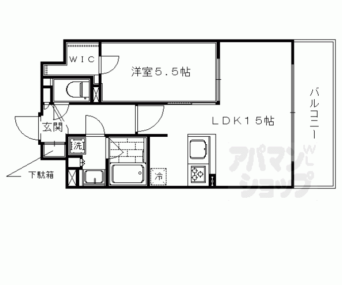 【プレサンス京都西院】間取