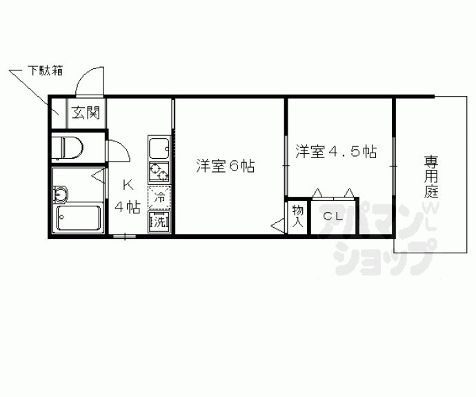 【プラムコート梅津】間取