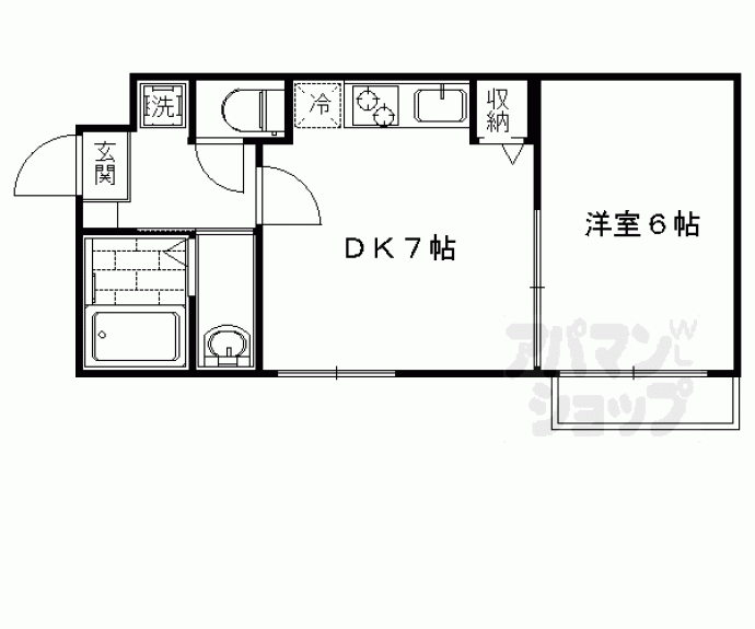 【フォルトゥーナ中堂寺】間取