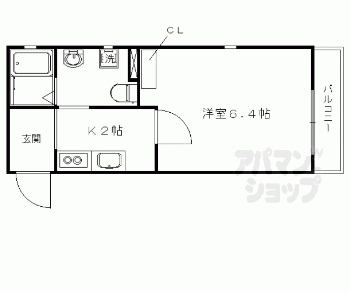 【ドーリアＮＥＸＴ西院】間取