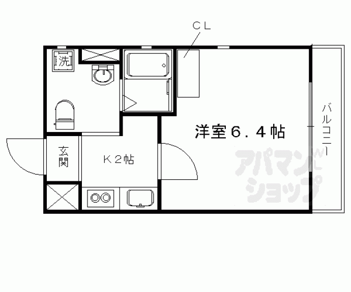 【ドーリアＮＥＸＴ西院】間取