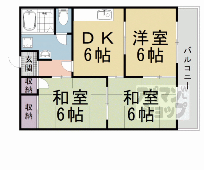 【ファミール若宮】間取