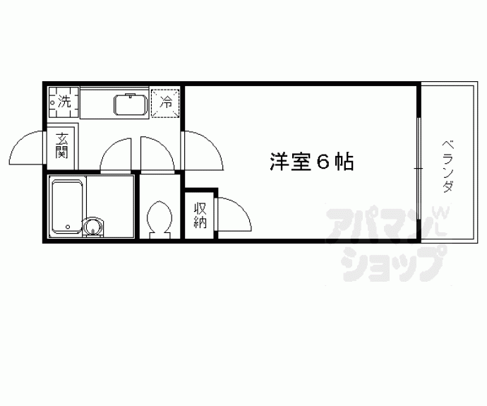 【ホワイトグリーン新館】間取