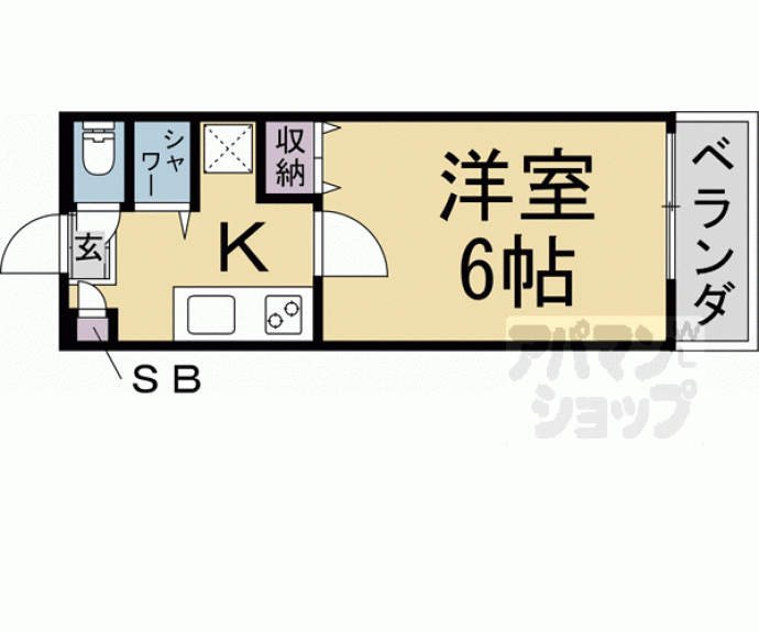 【ホワイトグリーン新館】間取