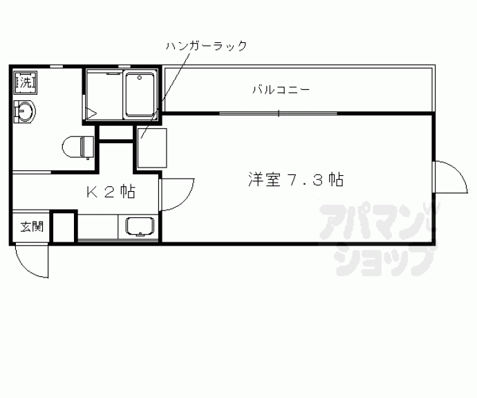 【アルカスＮＥＸＴ御池】間取