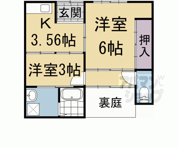 【柿迫貸家】間取